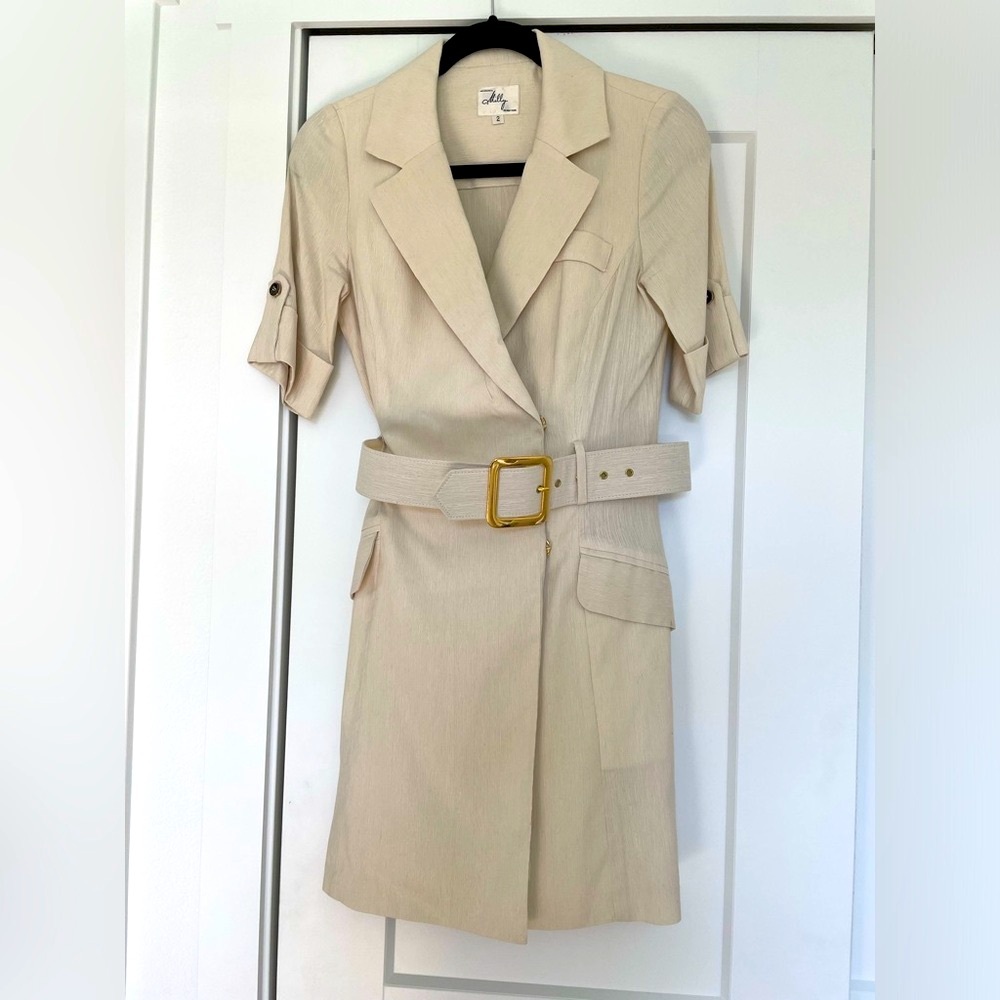 Vintage Milly from NY dress in cream white